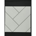 Neptune 1000 grout line white herringbone